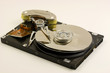 Photo: Broken computer hard disk Broken computer hard disk