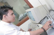 staff listening music at office