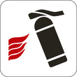 Fire extinguisher sign