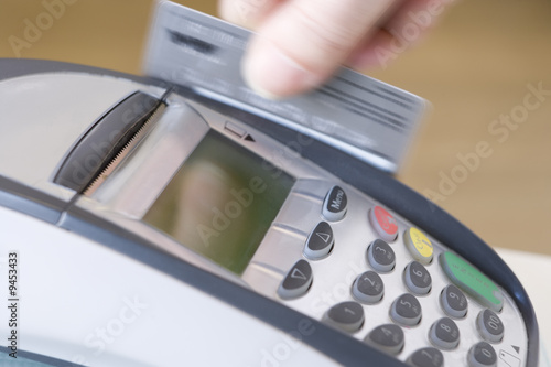Photo: Swiping Credit Card Swiping Credit Card