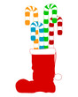Weihnachtsstiefel mit Lakritze