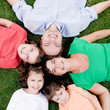 Mother and father with three daughters