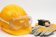 Safety gear kit close up