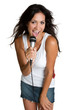 Hispanic Girl Singing