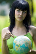 beautiful brunet woman show on global