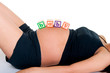 Baby Blocks On Stomach