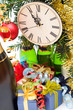 Foto: new year decoration on white background new year decoration on white background