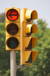 Red light for the left lane...
