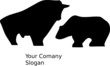 Bull and Bear Vector