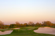Golf course in the Arizona desert with mountains Golf course in the Arizona desert with mountains