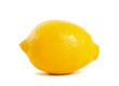Lemon isolated over white background.