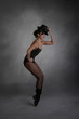 Modern Jazz Dancer Posing With Dramatic Mood Lighting