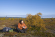 Coffee break on the nature. Coffee break on the nature.