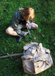 Foto: enfant nature tailler enfant nature tailler
