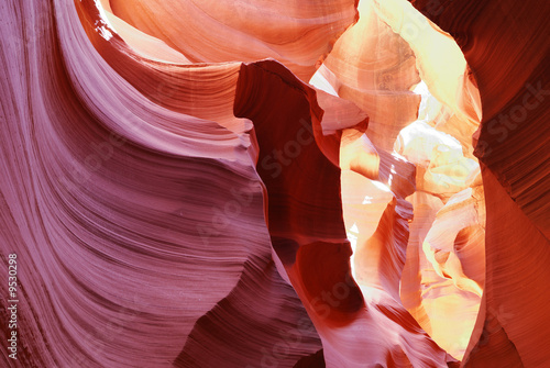 Lighting shining Inside the Upper Antelope Valley