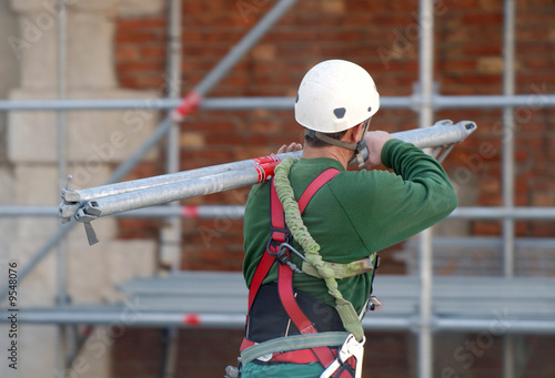 Photo: Construction site worker Construction site worker