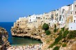 A view of the village of Polignano a mare in Apulia, Italy