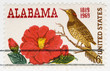 This is a Vintage 1968 Stamp Alabama This is a Vintage 1968 Stamp Alabama