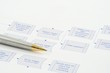 Close up of a business process flow report