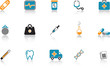Medical Icon Set - Blue version