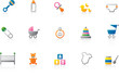 Baby Icon Set - Full Color version