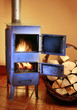 Old fashioned wood burning stove