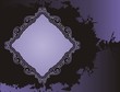 Purple grunge frame
