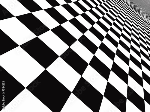 black and white background patterns. A large lack and white