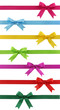 Ribbons collection isolated on white background