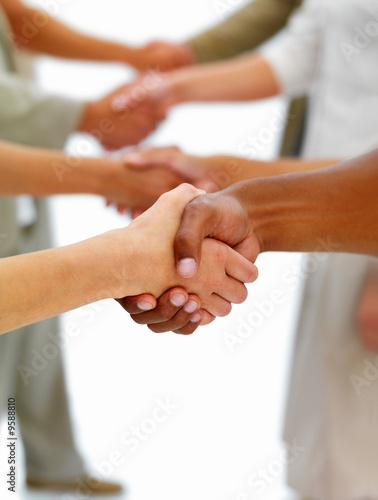 Business Handshake-verbal agreement
