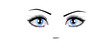 Regard bleu
