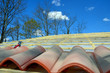 Foto: detail toit tuile detail toit tuile