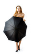 Foto: The beautiful girl with umbrella.. The beautiful girl with umbrella..