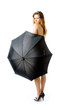 Foto: The beautiful girl with umbrella.. The beautiful girl with umbrella..