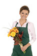 Photo: Florist holding flowers Florist holding flowers