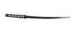 Japanese Katana - Steel Sword On White Background