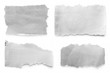Foto: Newspaper tears collection, casting natural shadow on white. Newspaper tears collection, casting natural shadow on white.