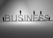 Business mit Silhouetten