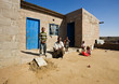 african family, grandmother and the grandchildren,