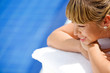 beauty and spa healthy lifestyle portrait of a girl relaxing