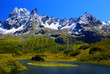 Bergsee mit Insel