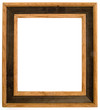 Two-tone wooden frame