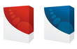 red and blue boxes red and blue boxes