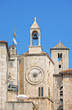 Famous Romanesque tower clock in Split, Croatia