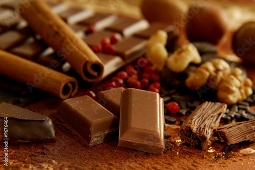Schokolade und Gewürze