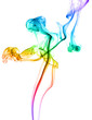 Abstract colored dancing smoke Abstract colored dancing smoke