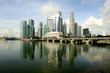 Skyline of modern business district, Singapore Skyline of modern business district, Singapore