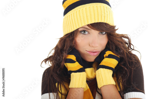Foto: portrait of sexy winter girl portrait of sexy winter girl