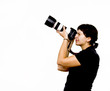 Young female photographer Young female photographer