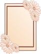 frame with flowers